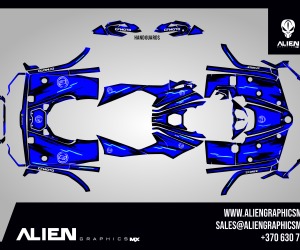 CFMOTO CFORCE 450 / 520 stickerset – Design 5