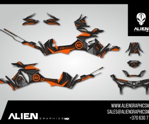 CFMOTO CFORCE 850 / 1000 G3 stickerset – Design 4