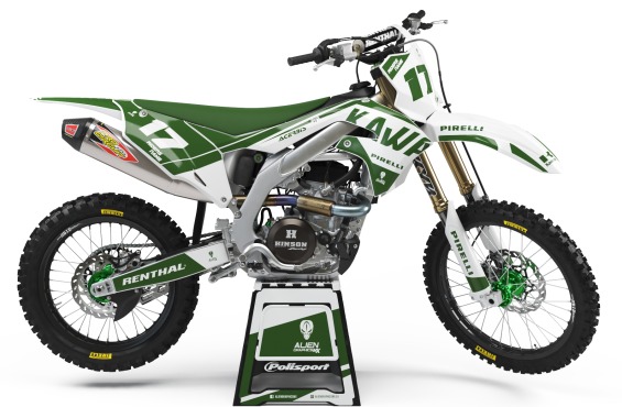 KAWASAKI – zestaw oklein, Design 3