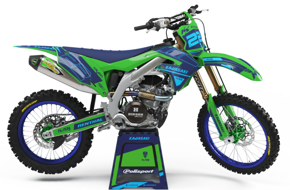 KAWASAKI – zestaw oklein, Design 5