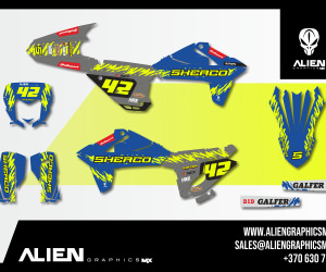 SHERCO – zestaw oklein, Design 1