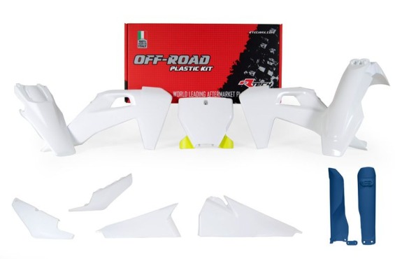Zestaw plastików HUSQVARNA TC-FC 125-250-350-450 2019-2022 kolorystyka fabryczna 2019 i 2022
