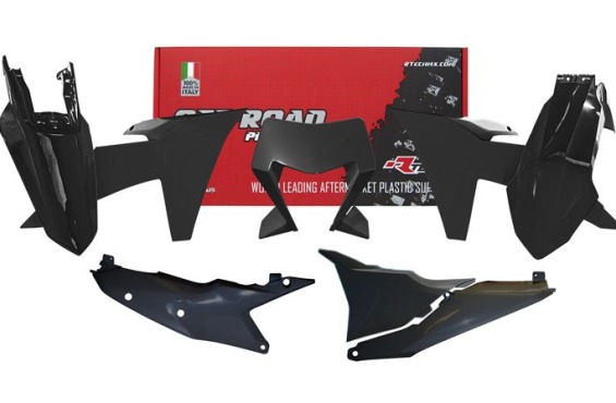 KTM EXC / EXC-F 150 - 500 2024 - XC-W/XCF-W 150 - 500 2024 zestaw plastików czarny