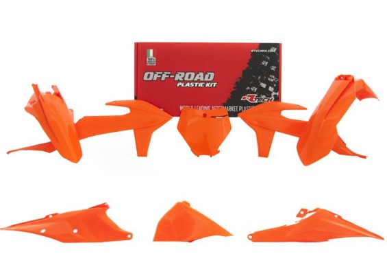 KTM SX / SXF 125-250-300-350-450 2019-2022 zestaw plastików pomarańczowy
