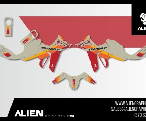 Honda XL750 Transalp – zestaw oklein, Design 3