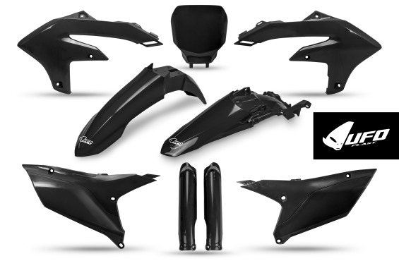 Full Plastic Kit black for Yamaha YZF 250 (2024-25) - YZF 450 (2023-25)