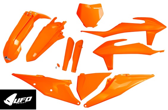 Full Plastic Kit orange for Ktm SX 250/XC 250 - SX 125/XC 125 - SX 150 - SX-F 350/XCF 350 - SX-F 450/XCF 450 - SX-F 250/XCF 250