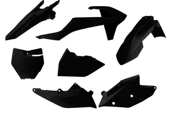 KTM SX-SXF 125-150-250-350-450 2016-2018 Plastic Kit BLACK