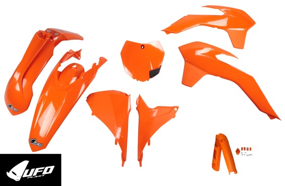 Full Plastic Kit orange for Ktm SX 250/XC 250 - SX 125/XC 125 - SX 150 - SX-F 350/XCF 350 - SX-F 450/XCF 450 - SX-F 250/XCF 250