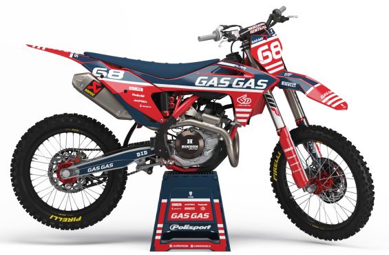 GASGAS Volledig motorstickerset - Design 1