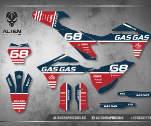GASGAS Volledig motorstickerset - Design 1