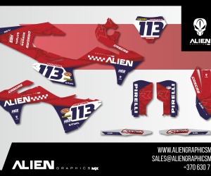GASGAS Volledig motorstickerset - Design 4