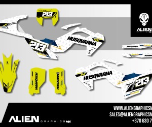 HUSQVARNA Volledig motorstickerset - Design 14