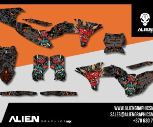 KTM Volledig motorstickerset - Design 19