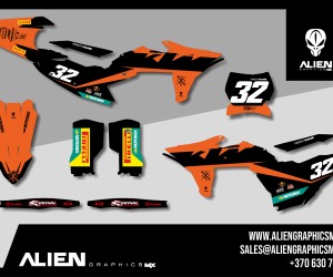 KTM Volledig motorstickerset - Design 20