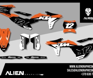 KTM Volledig motorstickerset - Design 22