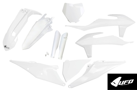 Full Plastic Kit black compatible Ktm SX 250/XC 250 - SX 125/XC 125 - SX-F 350/XCF 350 - SX-F 450/XCF 450 - SX 300/XC 300 - ...