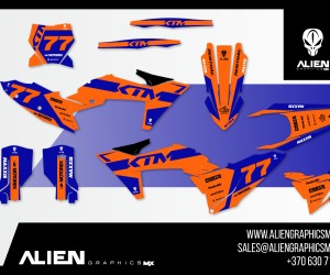 KTM Volledig motorstickerset - Design 7