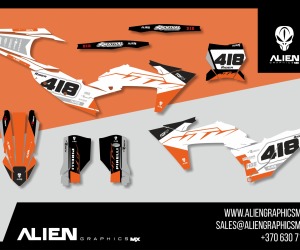 KTM Volledig motorstickerset - Design 12