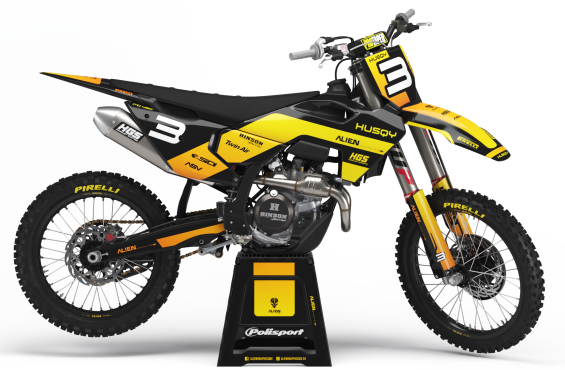 HUSQVARNA Volledig motorstickerset - Design 4