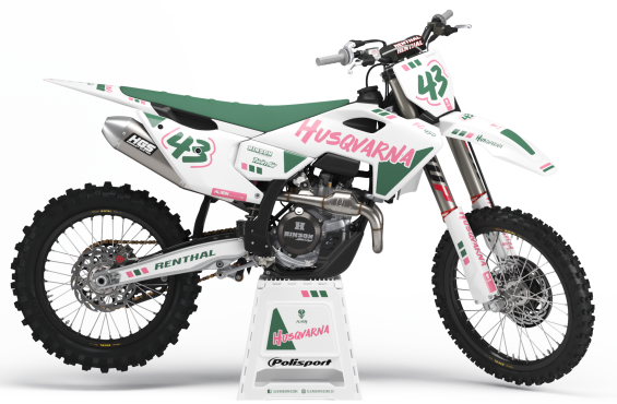 HUSQVARNA Volledig motorstickerset - Design 5