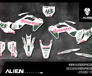 HUSQVARNA Volledig motorstickerset - Design 5