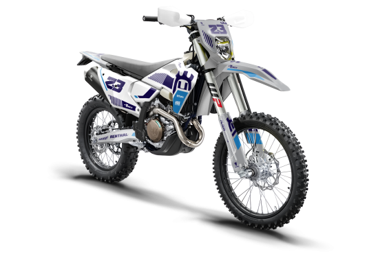 HUSQVARNA FE/TE plastic set en stickerkit blauw