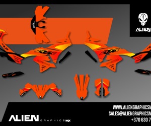 KTM 790 - 890 ADVENTURE-R 2023-2026 Kit déco complet Design 4