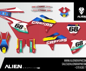 GASGAS Volledig motorstickerset - Design 3
