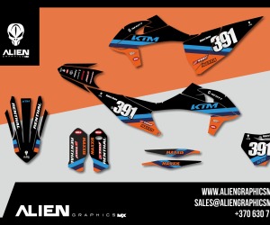 KTM Volledig motorstickerset - Design 2
