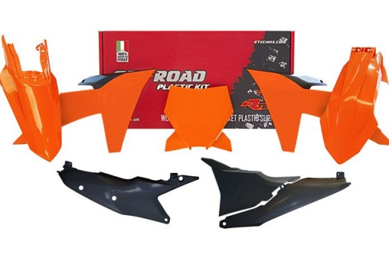 KTM SX / SXF 125-250-300-350-450 2023-2024 Plastic Kit Orange/Black