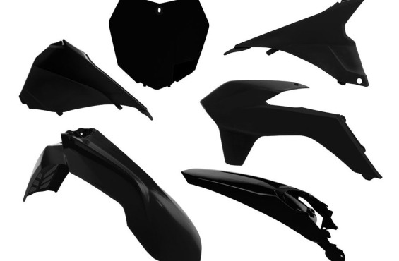 KTM SX-SXF 125-150-250-350-450 2013-2015 Plastic Kit BLACK