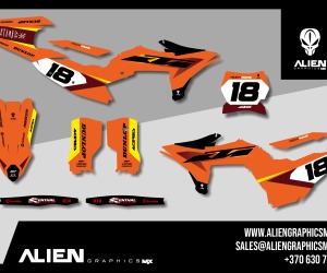 KTM Full Graphic Kit - Design 26
