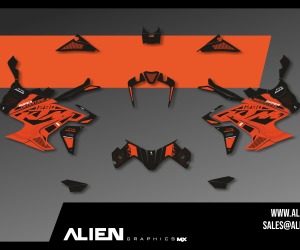 KTM SUPERADVENTURE 1290 S 2021-2024 Full Graphic Kit Design 1
