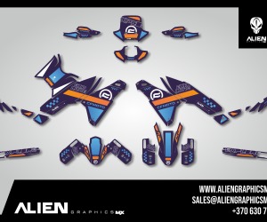 CFMOTO 450MT Graphics Kit – Design 13