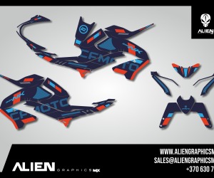 CFMOTO 800NK stickerset – Design 2