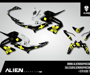 CFMOTO 800NK stickerset – Design 4