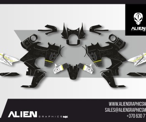 HUSQVARNA NORDEN 901 Volledig motorstickerset - Design 4
