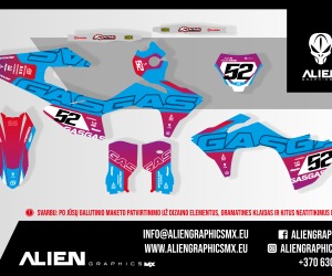 GASGAS Volledig motorstickerset - Design 10