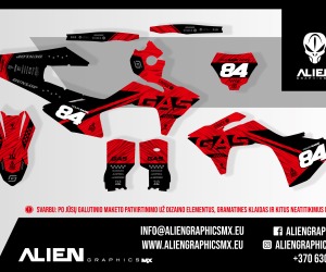 GASGAS Volledig motorstickerset - Design 15