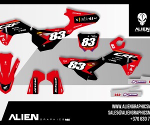 HONDA Volledig motorstickerset - Design 14