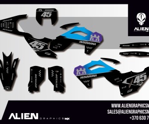 HUSQVARNA Volledig motorstickerset - Design 18