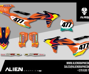 KTM Volledig motorstickerset - Design 29