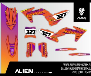 KTM Volledig motorstickerset - Design 6