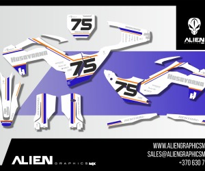 HUSQVARNA Volledig motorstickerset - Design 9
