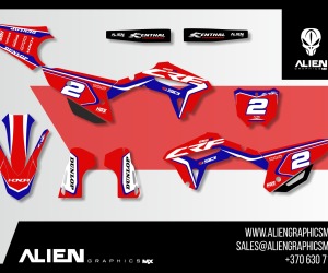 HONDA Full Graphic Kit - Design 7