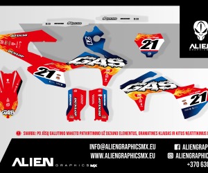 GASGAS Kit déco complet - Design 8