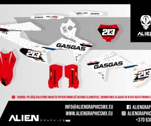 GASGAS Full Graphic Kit - Design 7