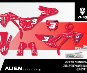 HONDA Full Graphic Kit - Design 8