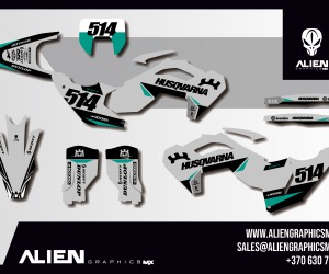 HUSQVARNA Full Graphic Kit - Design 21